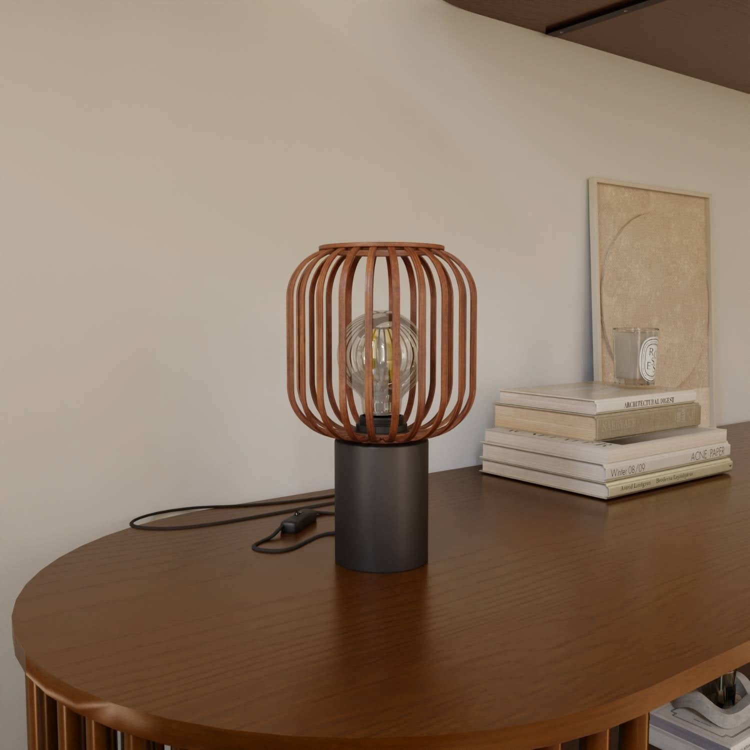 Lovi – Tischlampe aus Bambus