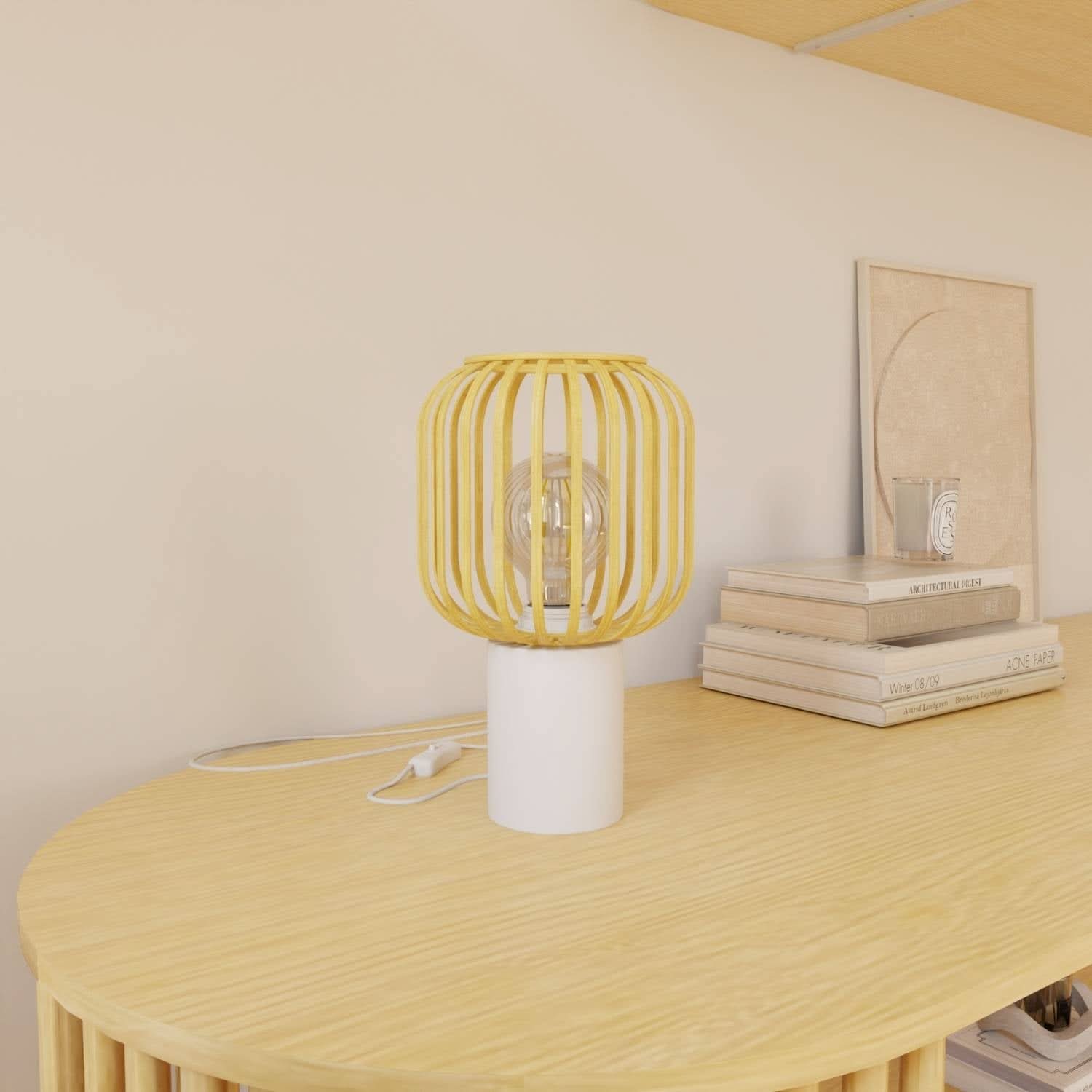 Lovi – Tischlampe aus Bambus