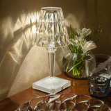 LumiGlow – Kristall Tischlampe