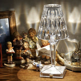 LumiGlow – Kristall Tischlampe
