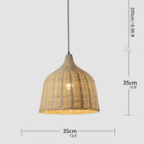 Luminoir – Bambus Rattan Hängelampe