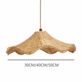 BohoAura – Rattan Hängelampe