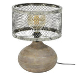 ÉliseLume – Tischlampe Metall Holz