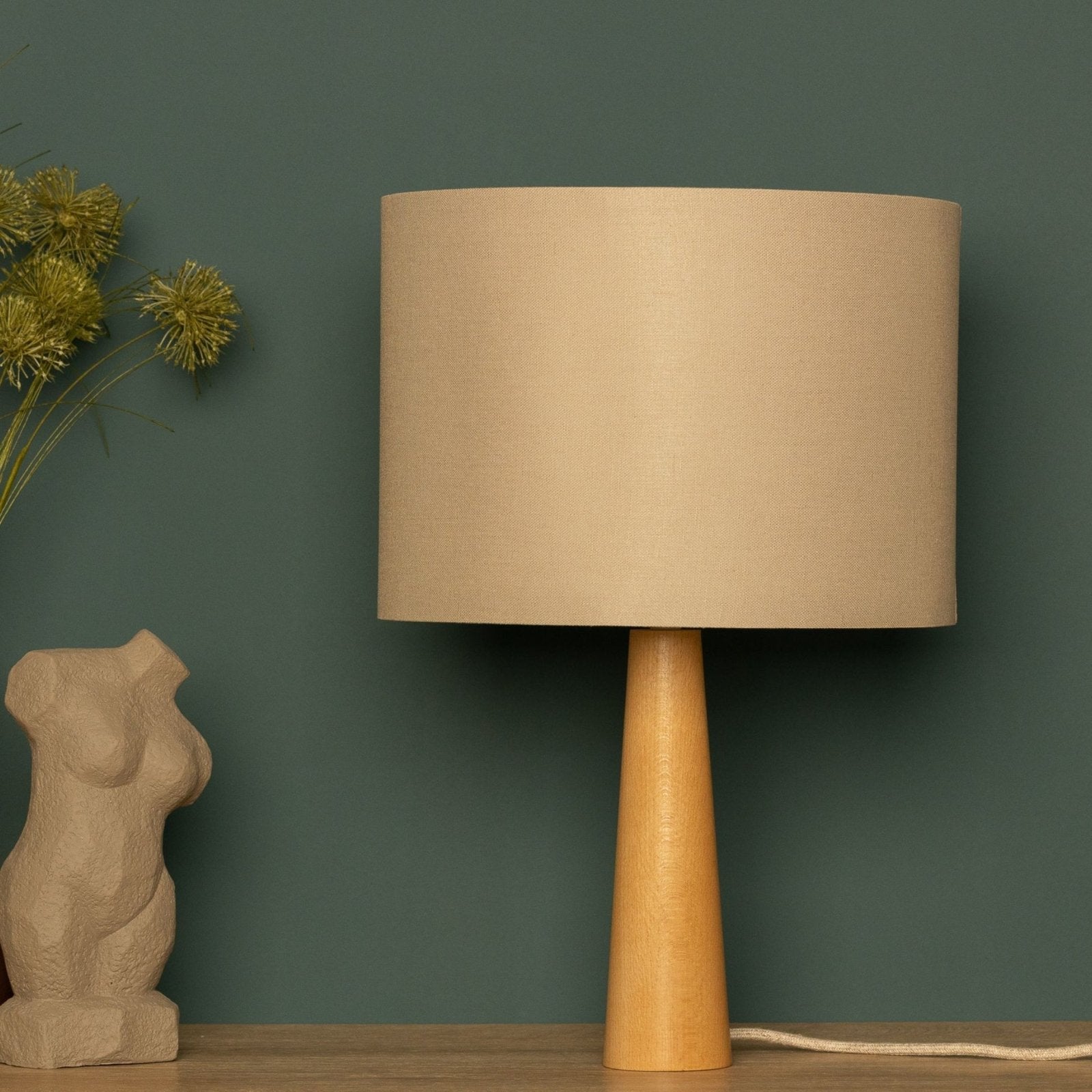 NordicGlow – Holz-Tischlampe