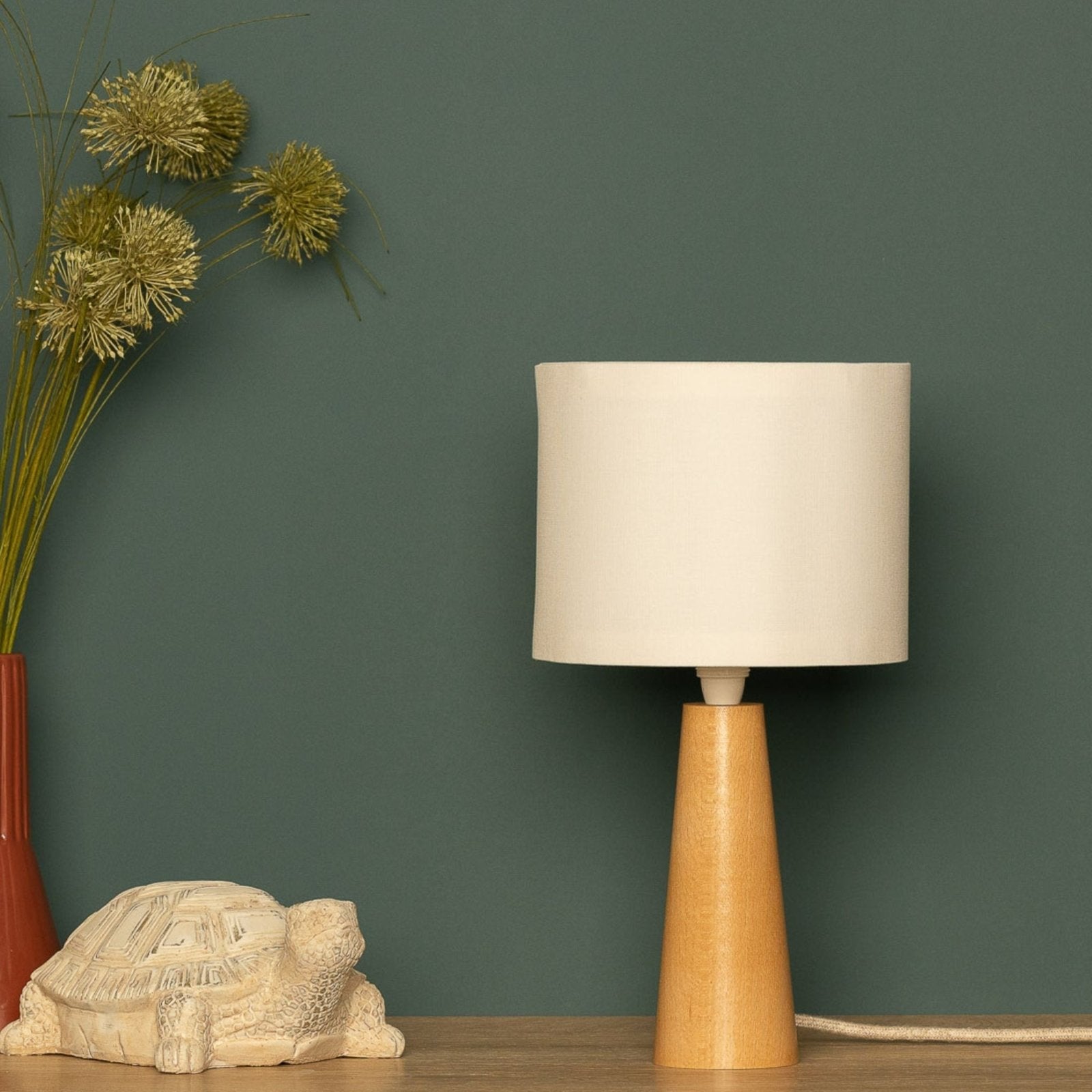 NordicGlow – Holz-Tischlampe