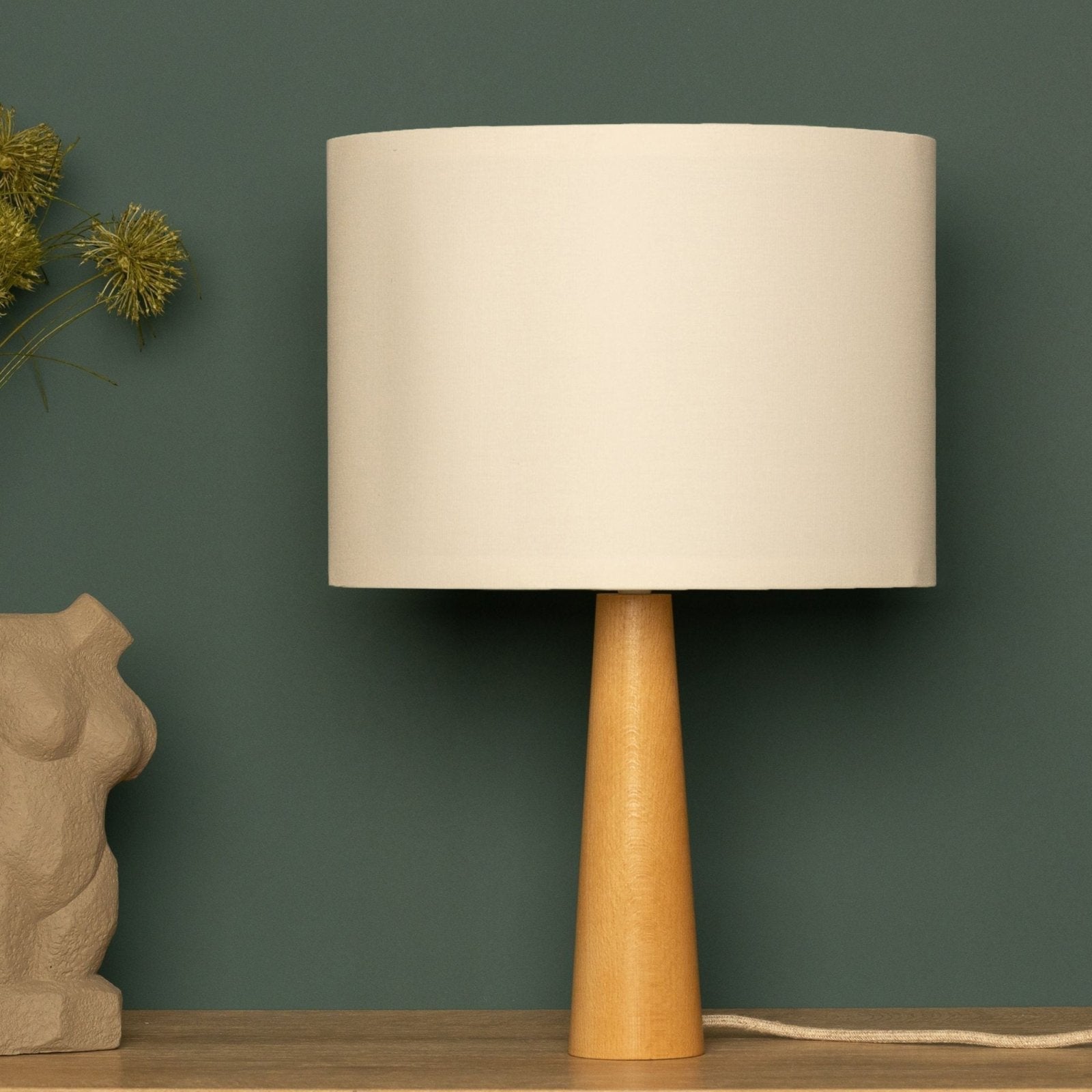 NordicGlow – Holz-Tischlampe
