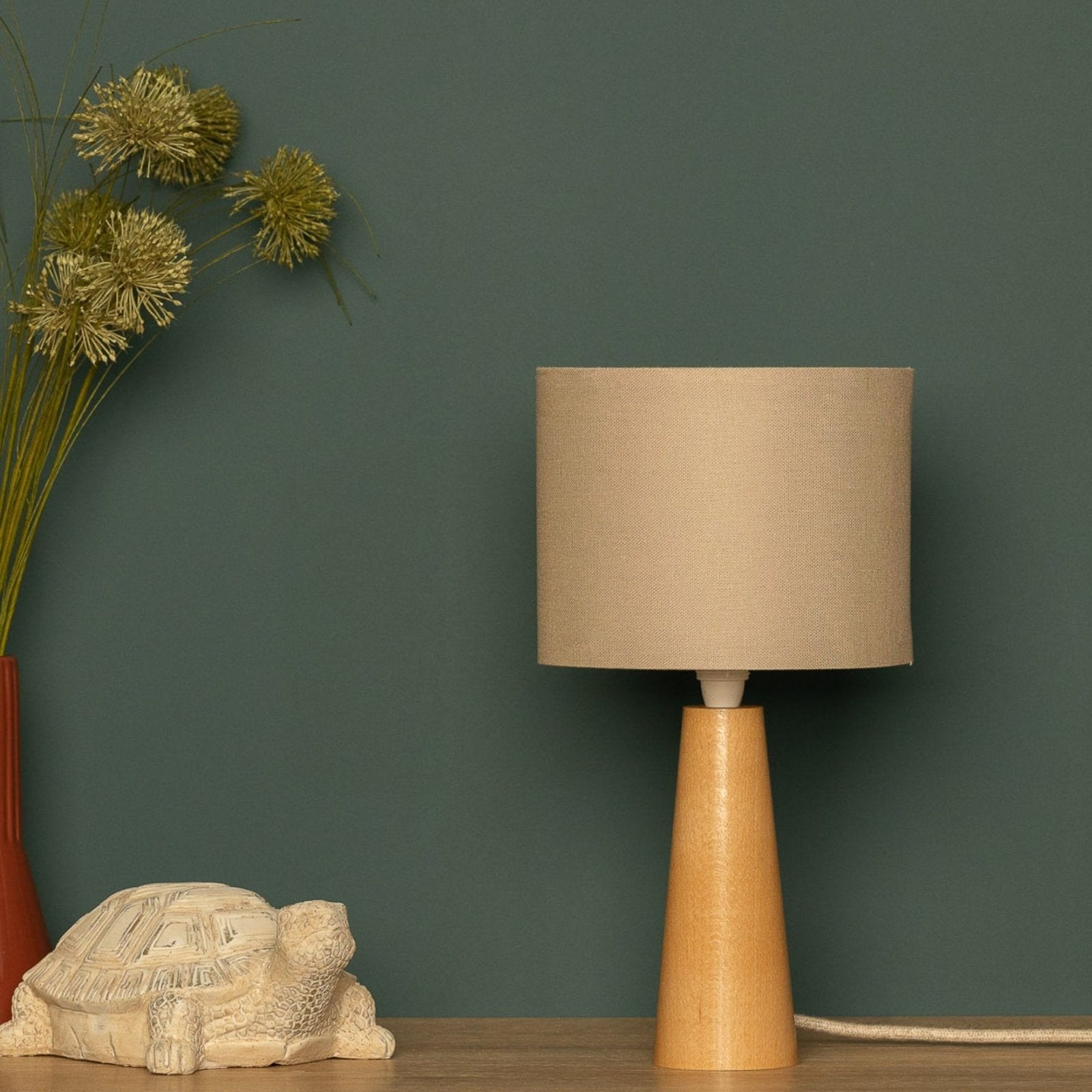 NordicGlow – Holz-Tischlampe