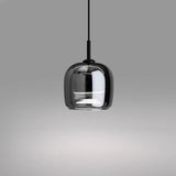Luminoir – Schwarze skandinavische Glaspendelleuchte