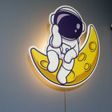 GalaxyGlow - Astronautenlampe Wand